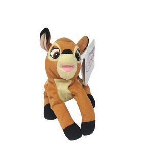 The Disney Store Bambi Bean Bag Plush 8" NWT
